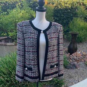 St John jacket with pearls